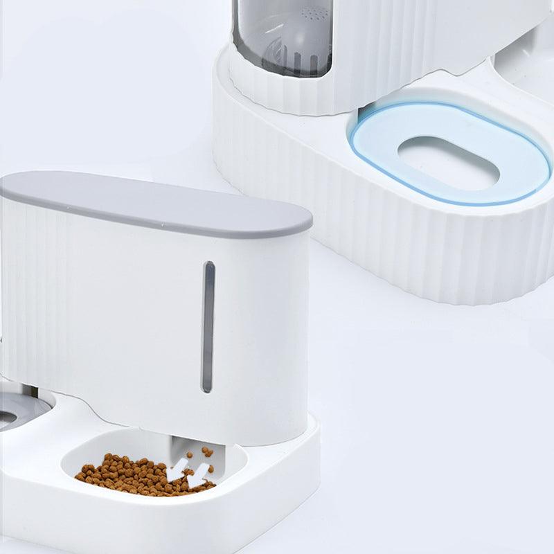 Pet Oasis: Automatic Cat Drinking Fountain And Feeder-1