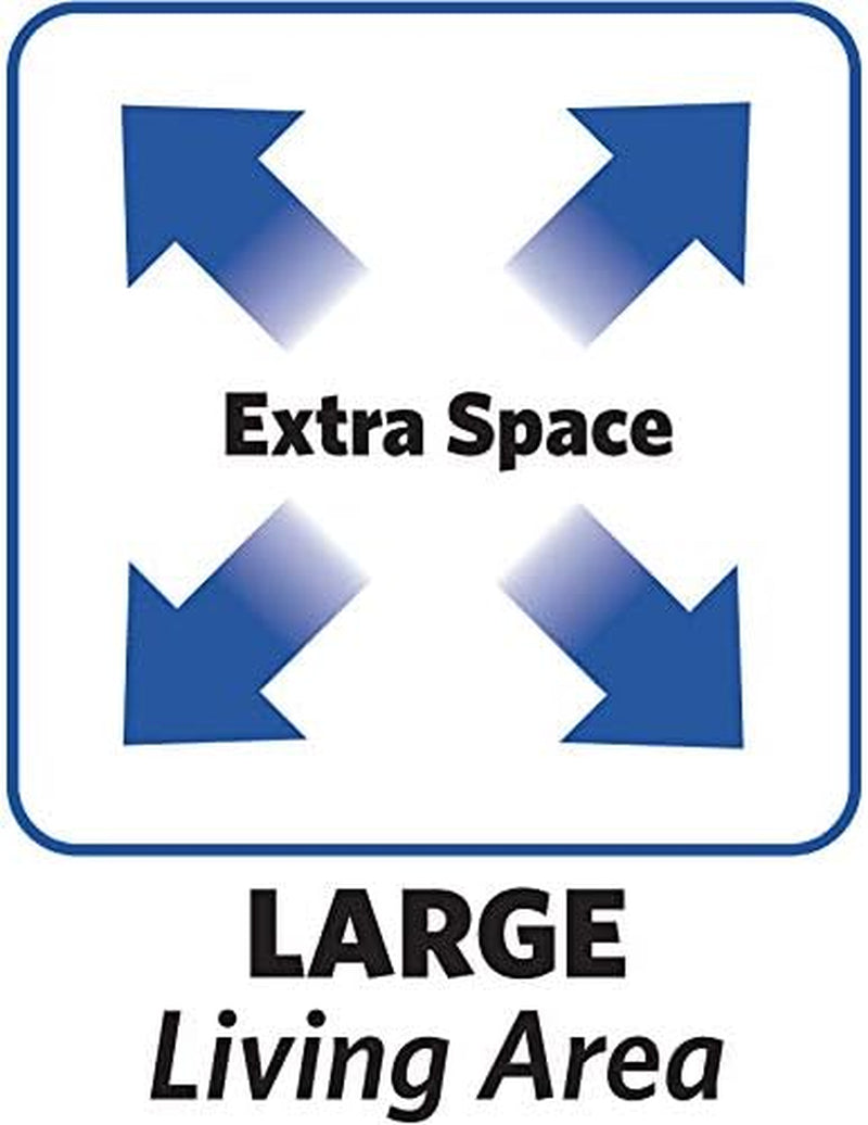 Critter Nation Double Unit Small Animal Cage, 4 Tiers, Includes Pan, Shelf, Ramp & Cover, for Rats, Ferrets, Chinchillas, Sugar Gliders