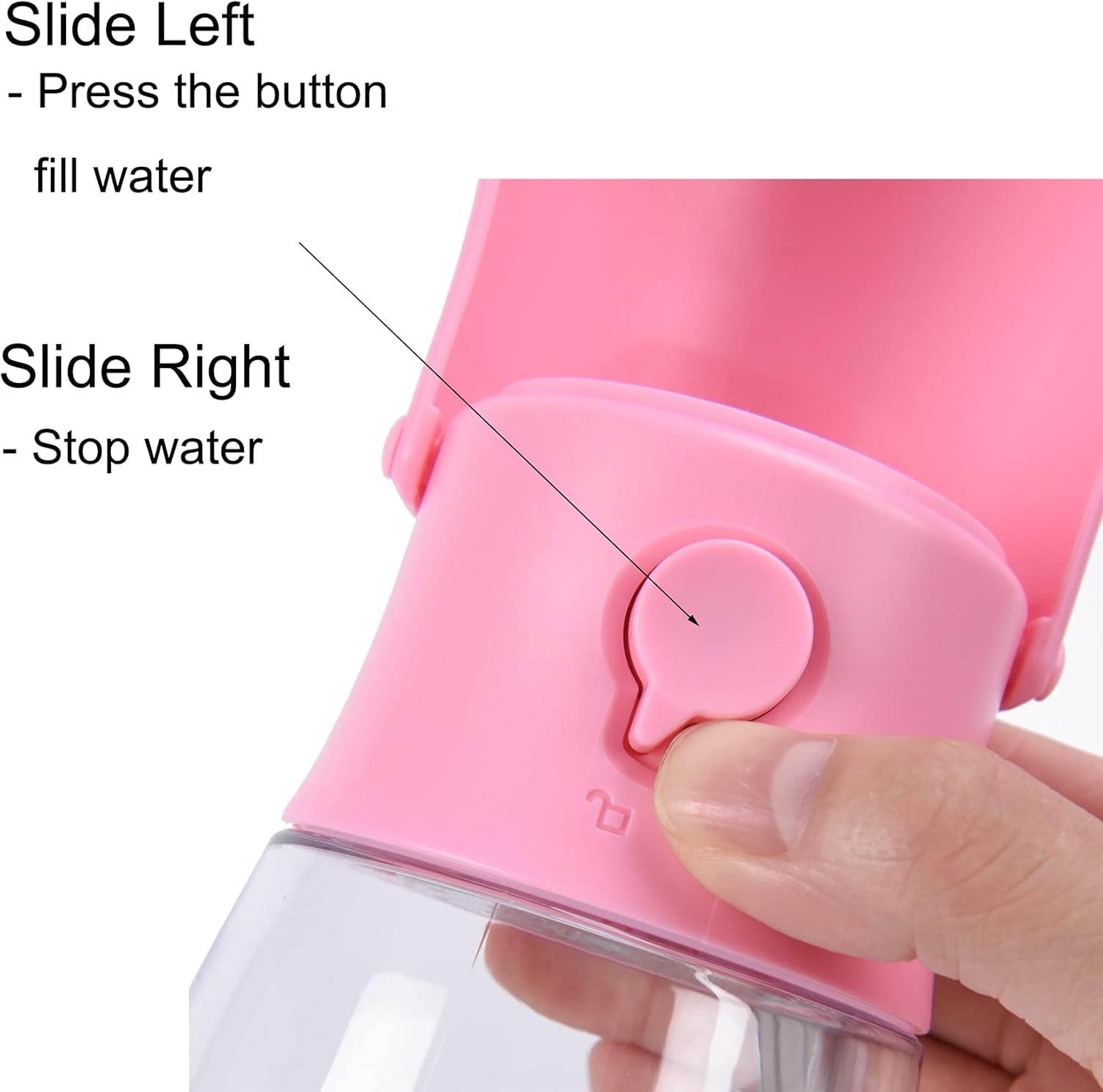 Dog Water Bottle, 10-19Oz Dishwasher Washable Dog Water Bowl Dispenser, Pet Water Bottle, Portable Leak Proof Bottles for Travel, Walking, Dog Travel Water Bottle