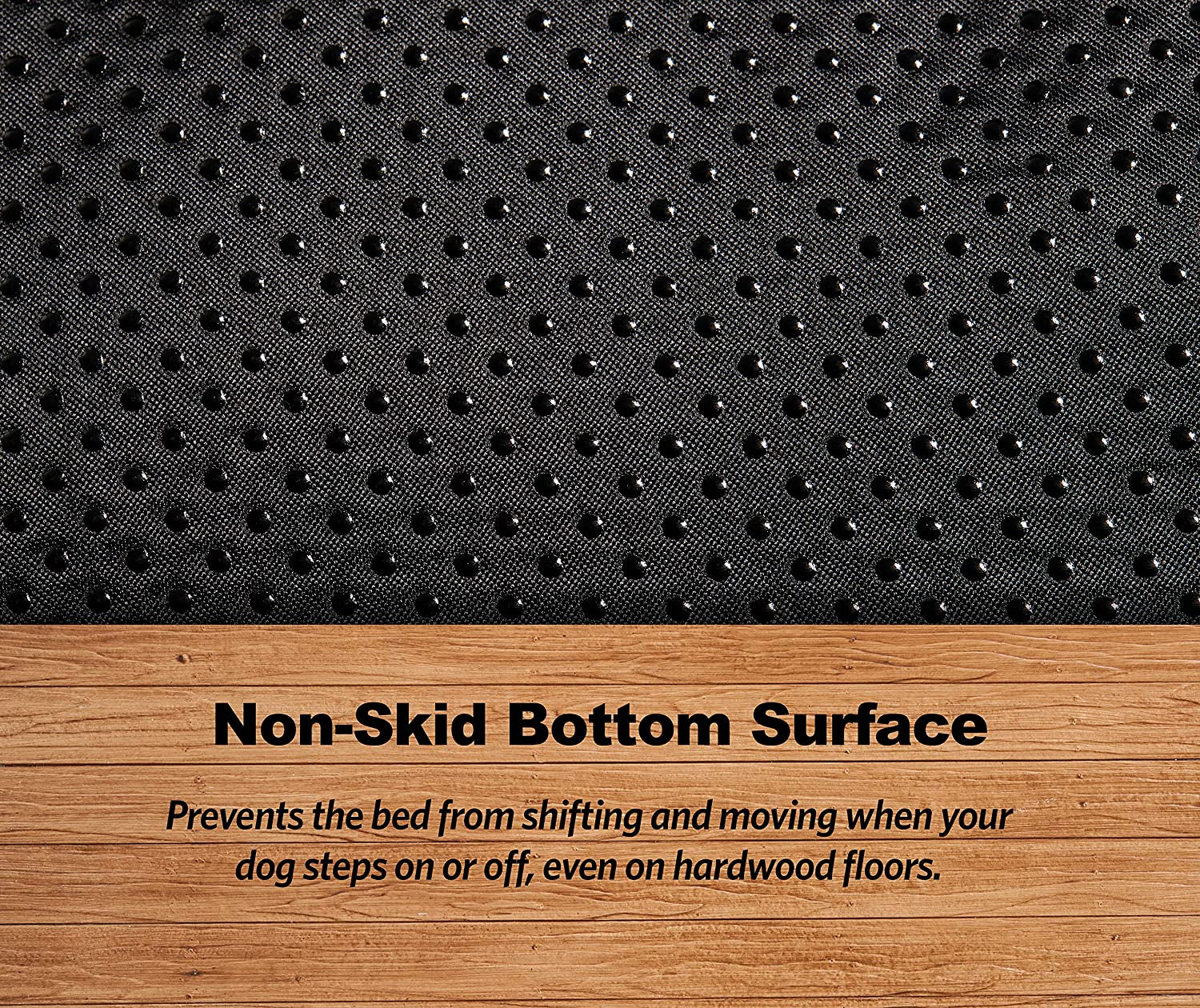 Small Quiettime Deluxe Gray Ombré Swirl Plush Pet Bed, Machine Washable, Non-Skid Bottom, Soft Crate Mat for 24-Inch Crates